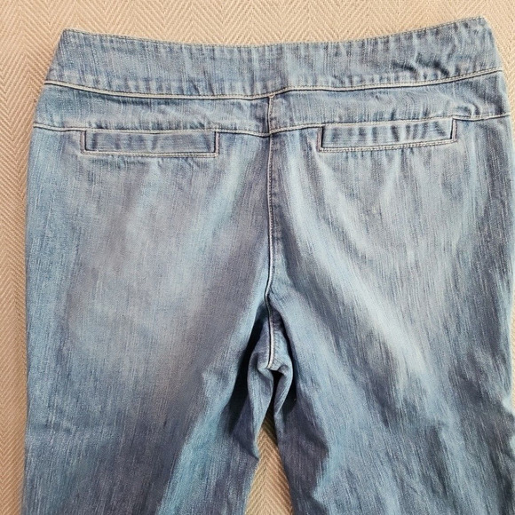 New York & Company Jeans Women's Denim 12 (32x31) Light Blue Wide Leg 11in Wide - Picture 16 of 16